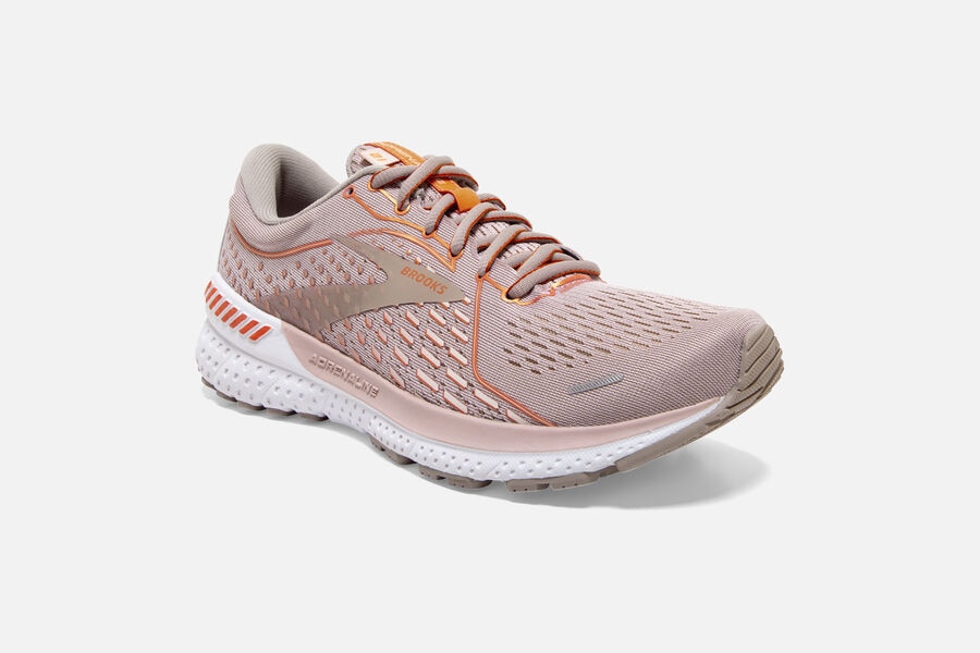 Brooks Adrenaline Gts 21 Road Loopschoenen Dames - Beige - 562987YVI